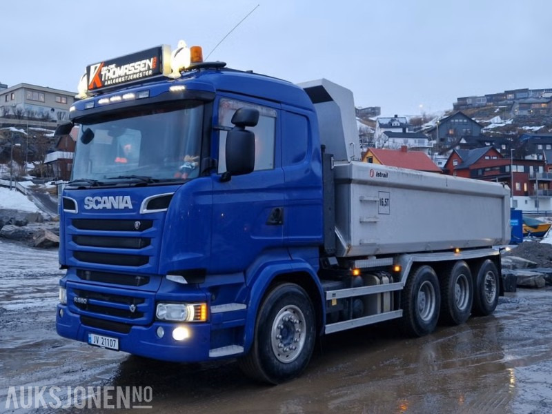 2015 Scania R580 Tippbil - Euro6 - 8X4 - 483 000km - מזהיר: תמונה 1 2015 Scania R580 Tippbil - Euro6 - 8X4 - 483 000km - מזהיר: תמונה 1