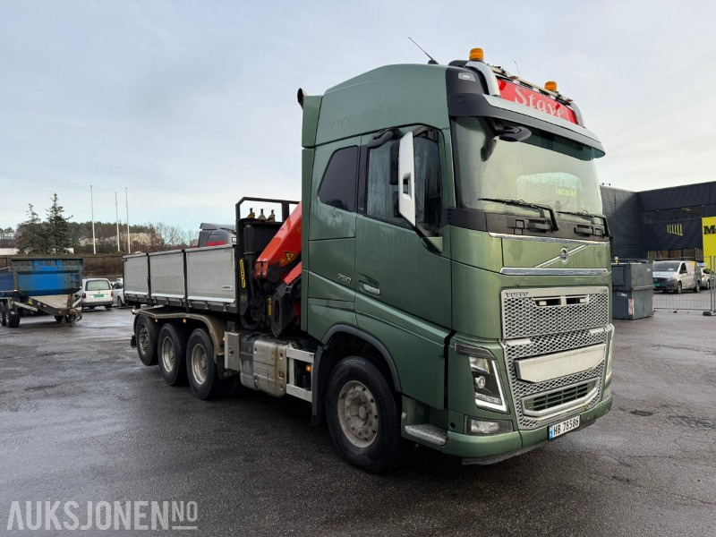 2015 Volvo FH16 750 8x4 / EURO 6 / Palfinger PK27002 SH Kran / Tipp / Fullutstyrt - משאית מנוף: תמונה 4 2015 Volvo FH16 750 8x4 / EURO 6 / Palfinger PK27002 SH Kran / Tipp / Fullutstyrt - משאית מנוף: תמונה 4
