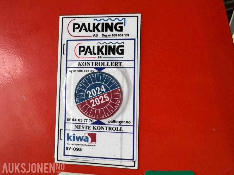 2016 Palfinger PK9001 EH kollikran med 10-70 konsoll. 4 hydrauliske utskyt. - משאית מנוף: תמונה 4 2016 Palfinger PK9001 EH kollikran med 10-70 konsoll. 4 hydrauliske utskyt. - משאית מנוף: תמונה 4