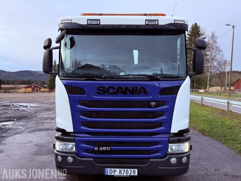 2016 Scania G450 EURO 6 444933 km m/ Krokflak med Hiab 140 AW kran - משאית הרמת וו: תמונה 2 2016 Scania G450 EURO 6 444933 km m/ Krokflak med Hiab 140 AW kran - משאית הרמת וו: תמונה 2