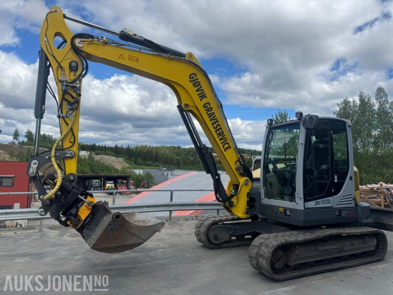 2016 Wacker Neuson ET 90 GRAVEMASKIN MED ROTOTILT, SENTRALSMØRING OG 3 SKUFFER - מחפר: תמונה 2 2016 Wacker Neuson ET 90 GRAVEMASKIN MED ROTOTILT, SENTRALSMØRING OG 3 SKUFFER - מחפר: תמונה 2