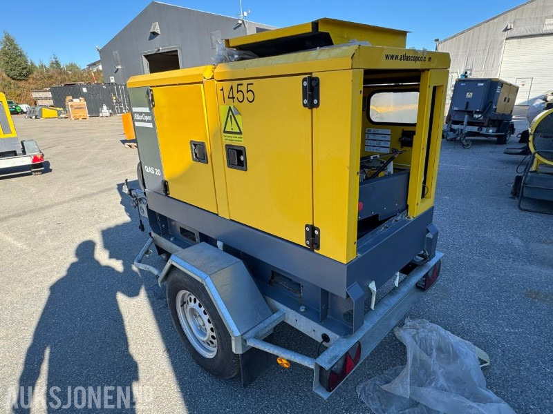 2017 Atlas Copco QAS 20 strømaggregat 20KVA / rep objekt - ציוד בנייה: תמונה 3 2017 Atlas Copco QAS 20 strømaggregat 20KVA / rep objekt - ציוד בנייה: תמונה 3