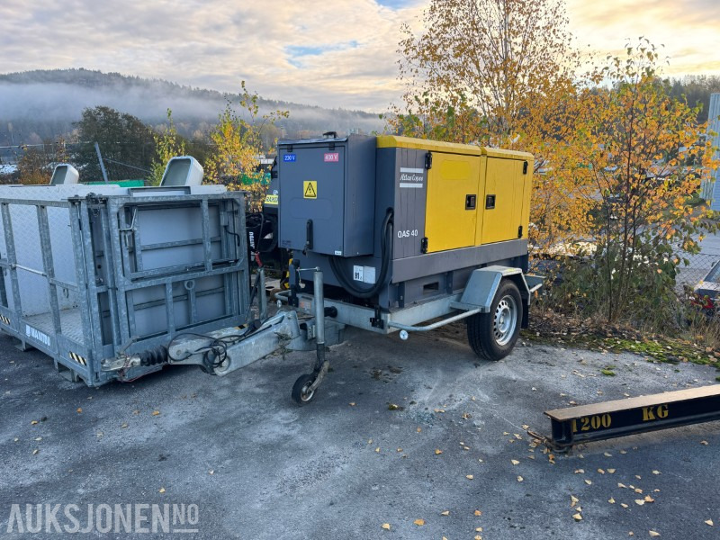 2017 Atlas Copco QAS 40 Dieselaggregat - Repobjekt - ציוד תעשייתי: תמונה 1 2017 Atlas Copco QAS 40 Dieselaggregat - Repobjekt - ציוד תעשייתי: תמונה 1