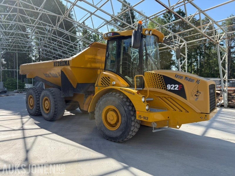 2017 Hydrema 922F 2.55 DUMPER SERVICEHISTORIKK LITE TIMER. - מסיר פסולת: תמונה 2 2017 Hydrema 922F 2.55 DUMPER SERVICEHISTORIKK LITE TIMER. - מסיר פסולת: תמונה 2