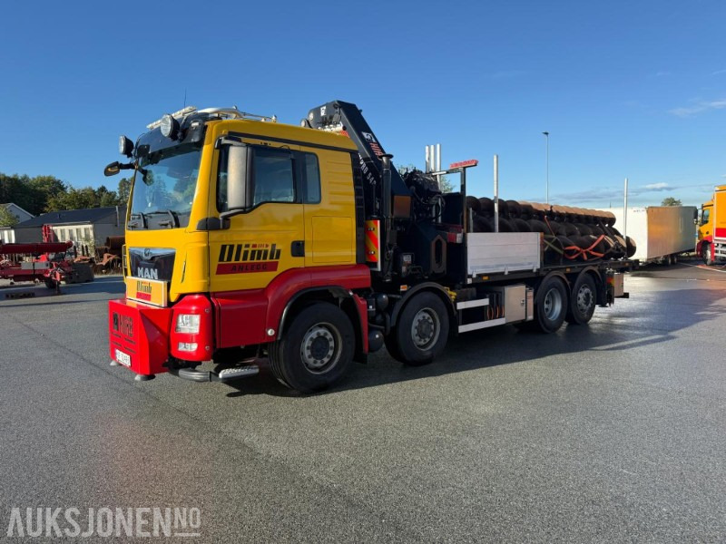 2017 MAN TGS 35.500 KRANBIL M/HIAB X-HIPRO 548 KRAN 8X4 HYDRODRIVE SERVICEHISTORIKK LAV KM. - משאית מנוף: תמונה 3 2017 MAN TGS 35.500 KRANBIL M/HIAB X-HIPRO 548 KRAN 8X4 HYDRODRIVE SERVICEHISTORIKK LAV KM. - משאית מנוף: תמונה 3