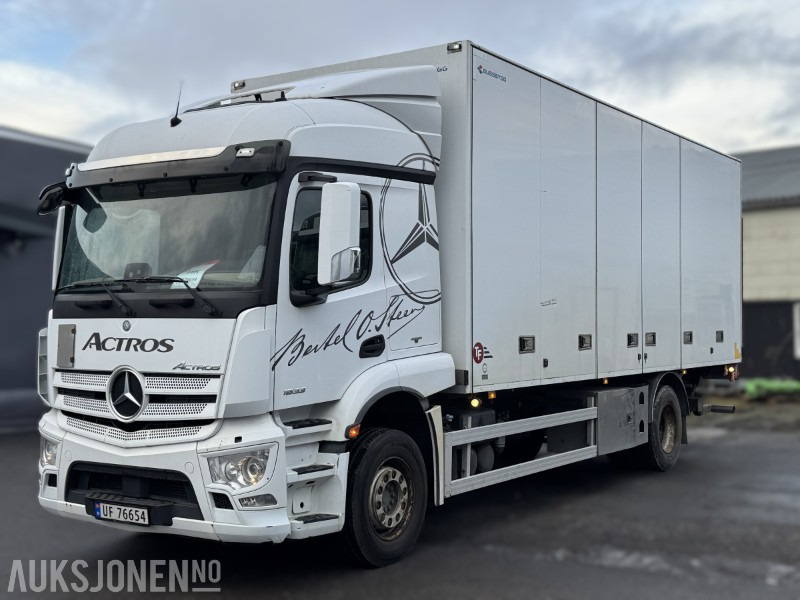 2017 Mercedes-Benz Actros 4x2 SKAPBIL EURO6 BUSSBYGG M/SIDEÅPNING HELLUFT ZEPRO - משאית תיבה: תמונה 1 2017 Mercedes-Benz Actros 4x2 SKAPBIL EURO6 BUSSBYGG M/SIDEÅPNING HELLUFT ZEPRO - משאית תיבה: תמונה 1
