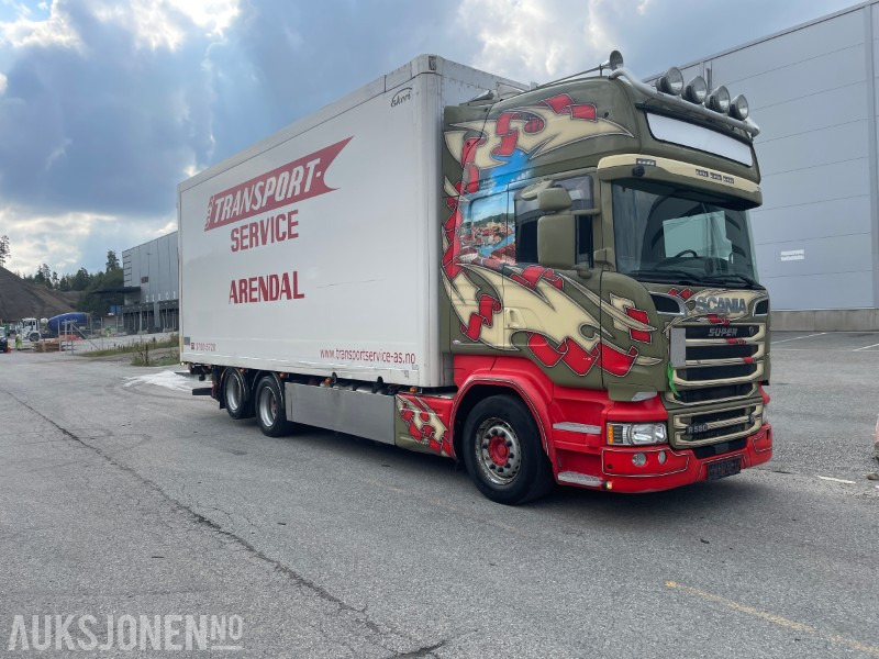 2017 Scania R-580 Ekeriskap m/fullside åpning - משאית תיבה: תמונה 1 2017 Scania R-580 Ekeriskap m/fullside åpning - משאית תיבה: תמונה 1
