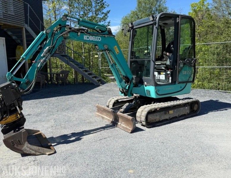 2018 Kobelco sk22 Minigraver med rotortilt - מיני מחפר: תמונה 1 2018 Kobelco sk22 Minigraver med rotortilt - מיני מחפר: תמונה 1