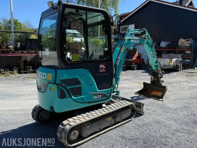 2018 Kobelco sk22 Minigraver med rotortilt - מיני מחפר: תמונה 4 2018 Kobelco sk22 Minigraver med rotortilt - מיני מחפר: תמונה 4