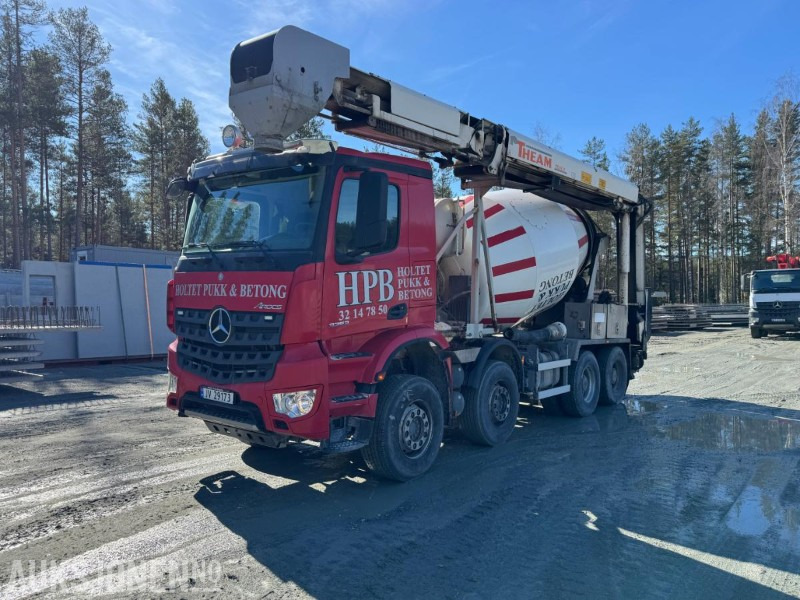 2018 Mercedes-Benz Arocs båndbil til betong - משאית מערבלת בטון: תמונה 1 2018 Mercedes-Benz Arocs båndbil til betong - משאית מערבלת בטון: תמונה 1
