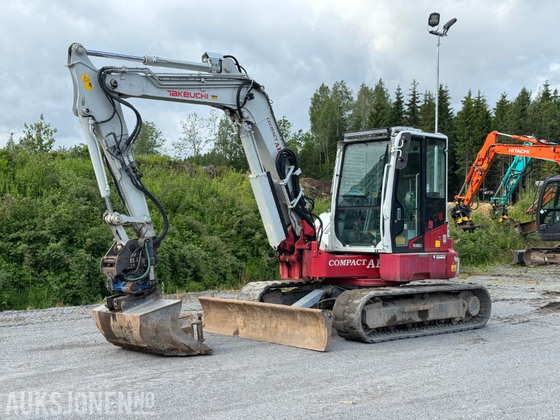 2018 Takeuchi TB280FR – 8,5-tonns gravemaskin med Side-to-Side Boom, tilt, sentralsmøring og 2 skuffer - מחפר: תמונה 1 2018 Takeuchi TB280FR – 8,5-tonns gravemaskin med Side-to-Side Boom, tilt, sentralsmøring og 2 skuffer - מחפר: תמונה 1