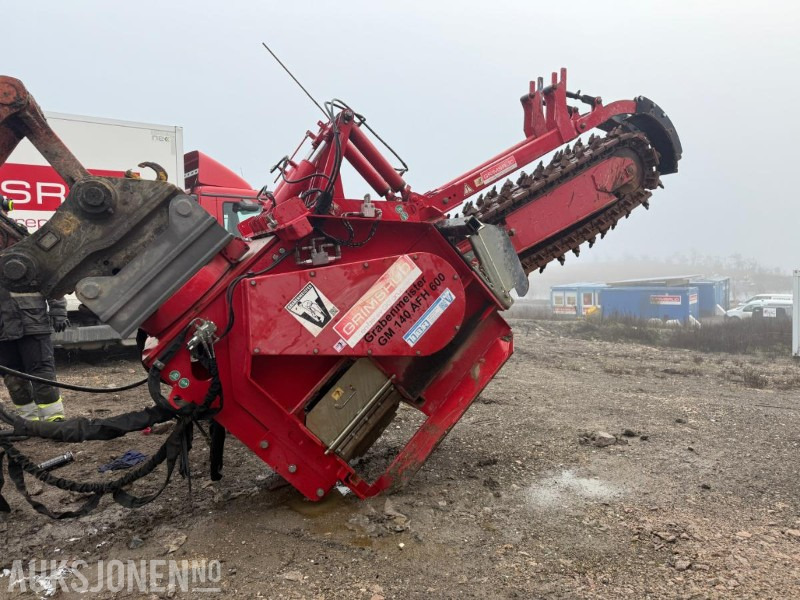 2019 Grabenmeister GM 140 AFH 600 KJEDEGRAVER - LITE BRUKT. - ציוד בנייה: תמונה 3 2019 Grabenmeister GM 140 AFH 600 KJEDEGRAVER - LITE BRUKT. - ציוד בנייה: תמונה 3