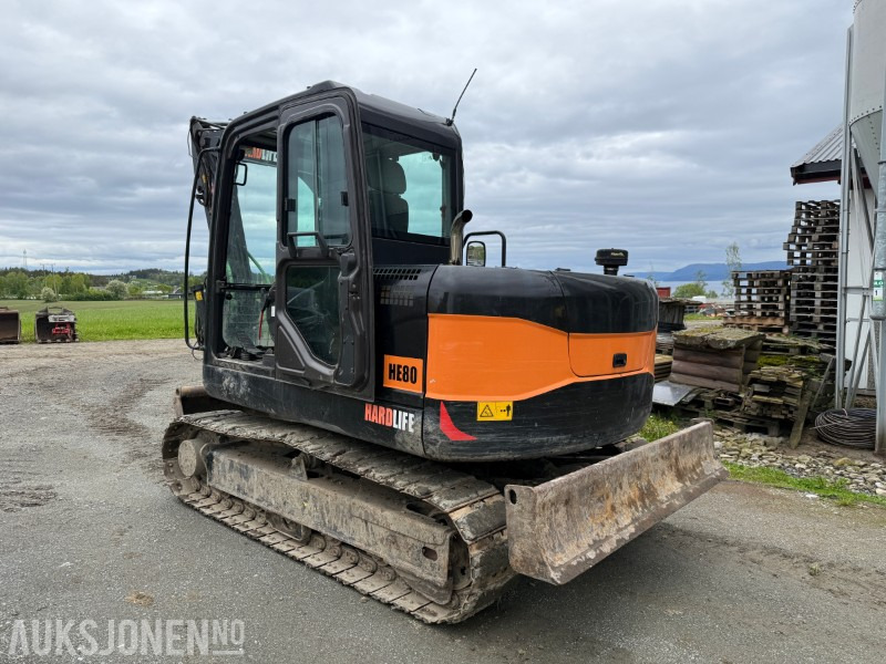2019 Hardlife HE80 beltegraver med 882 timer! - Tiltrotator - 2 skuffer - מחפר: תמונה 5 2019 Hardlife HE80 beltegraver med 882 timer! - Tiltrotator - 2 skuffer - מחפר: תמונה 5