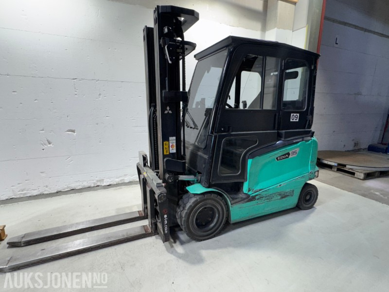 2019 Mitsubishi FB35N – Elektrisk 4-hjuls motvektstruck - Sertifisert til FEB 2026 - ציוד לטיפול בחומרים: תמונה 1 2019 Mitsubishi FB35N – Elektrisk 4-hjuls motvektstruck - Sertifisert til FEB 2026 - ציוד לטיפול בחומרים: תמונה 1