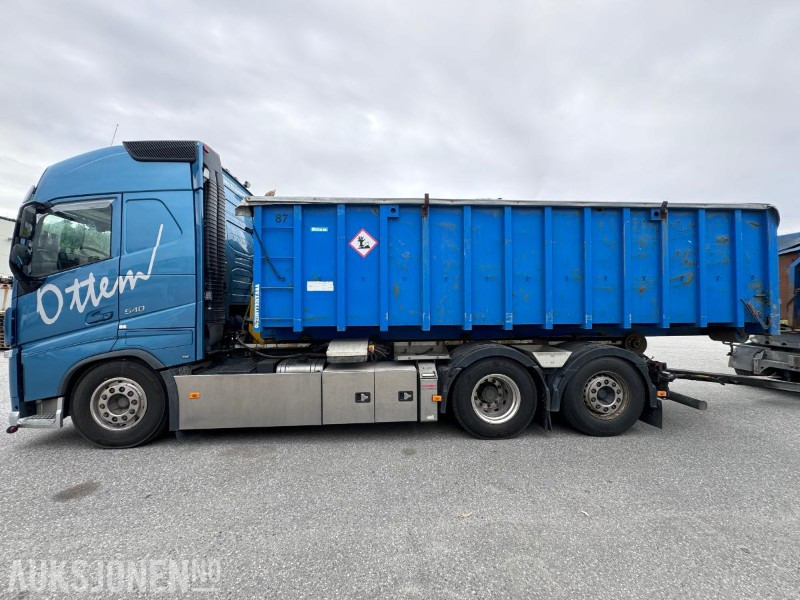 משאית הרמת וו 2019 Volvo FH 540 - 6x2 - Krokbil - Fjernstyrt Palfinger krokløftpåbygg med knekk på tårn - Nylig EU godkjent: תמונה 7