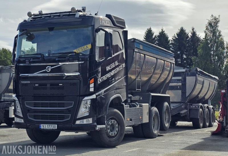 2019 Volvo FH540 6x4 tippbil komplett med asfaltbalje, tippkasse og henger - מזהיר: תמונה 1 2019 Volvo FH540 6x4 tippbil komplett med asfaltbalje, tippkasse og henger - מזהיר: תמונה 1