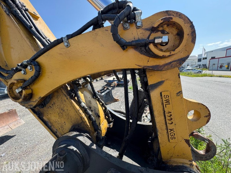מחפר 2021 Cat 307.5 gravemaskin med tiltrotator og sentralsmøring / 2 stk skuffer / årskontrollert: תמונה 20