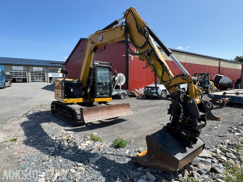 מחפר 2021 Cat 307.5 gravemaskin med tiltrotator og sentralsmøring / 2 stk skuffer / årskontrollert: תמונה 7