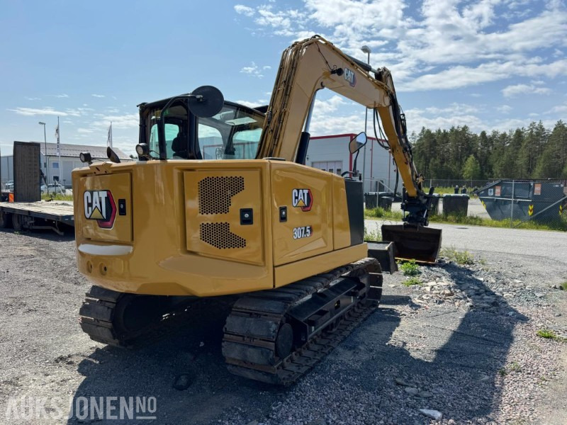 2021 Cat 307.5 gravemaskin med tiltrotator og sentralsmøring / 2 stk skuffer / årskontrollert - מחפר: תמונה 5 2021 Cat 307.5 gravemaskin med tiltrotator og sentralsmøring / 2 stk skuffer / årskontrollert - מחפר: תמונה 5