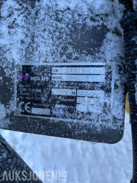 2021 Holms SH 2,5 - Åpen kost til hjullaster - צרופה עבור מכונת בנייה: תמונה 5 2021 Holms SH 2,5 - Åpen kost til hjullaster - צרופה עבור מכונת בנייה: תמונה 5