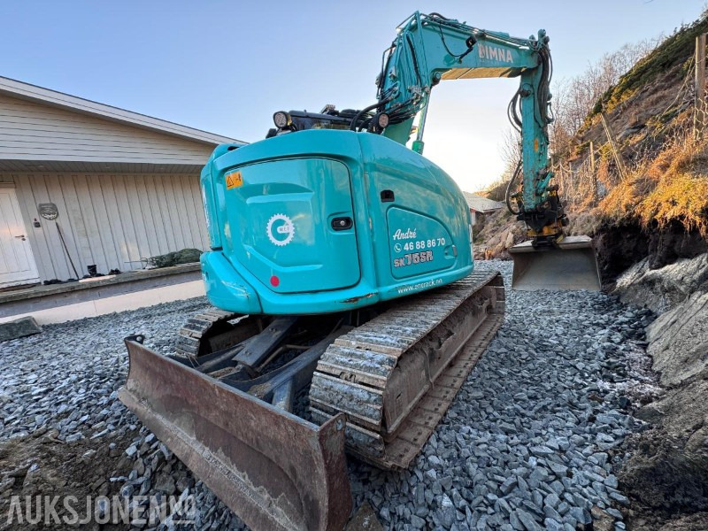 2021 Kobelco SK75SR-7 - 8 tonns Gravemaskin - Sentralsmøring - Engcon tiltrotator - Hammer - Pusskuffe - Gallerskufffe - Graveskuffe - Smalskuffe og Klype - Gått 2732 timer - מחפר: תמונה 5 2021 Kobelco SK75SR-7 - 8 tonns Gravemaskin - Sentralsmøring - Engcon tiltrotator - Hammer - Pusskuffe - Gallerskufffe - Graveskuffe - Smalskuffe og Klype - Gått 2732 timer - מחפר: תמונה 5