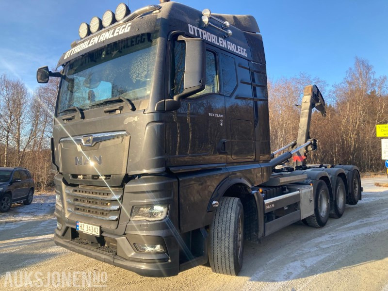 2021 MAN TGX krokbil med dumperkasse og kranflak. 8X4 EURO 6 - משאית הרמת וו: תמונה 2 2021 MAN TGX krokbil med dumperkasse og kranflak. 8X4 EURO 6 - משאית הרמת וו: תמונה 2