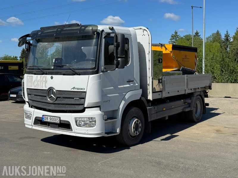 2021 Mercedes-Benz Atego 1530 lappebil/asfaltcontainer/hengsrød plan/adaptiv cruisecontrol/kamera - משאית צד נופל/ שטוחה: תמונה 1 2021 Mercedes-Benz Atego 1530 lappebil/asfaltcontainer/hengsrød plan/adaptiv cruisecontrol/kamera - משאית צד נופל/ שטוחה: תמונה 1