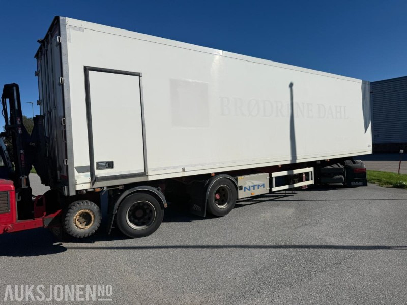 קרון נגרר 2021 NTM lukket skaptralle m/full sideåpning.: תמונה 1