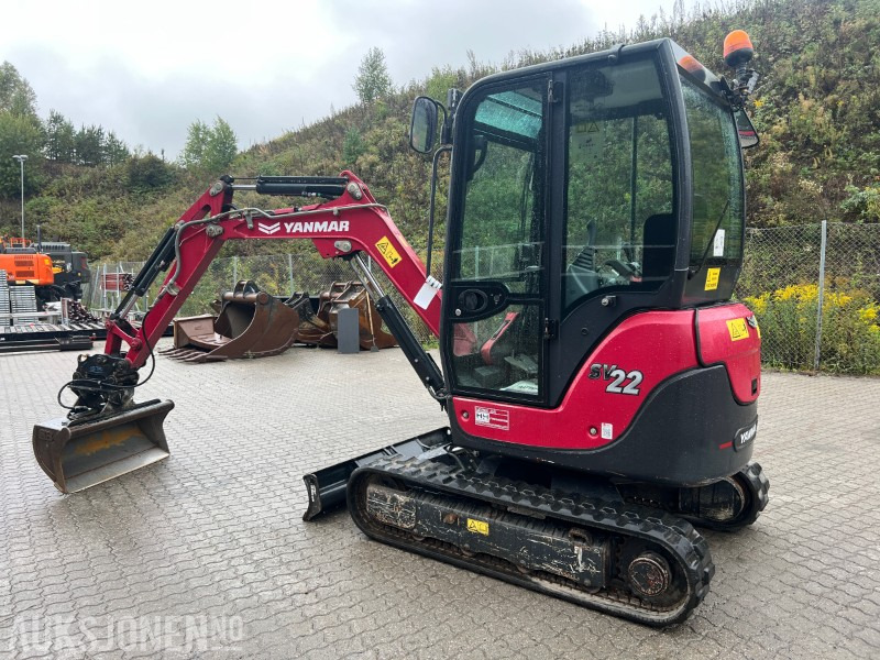 2022 Yanmar SV22 - minigraver - מחפר: תמונה 3 2022 Yanmar SV22 - minigraver - מחפר: תמונה 3