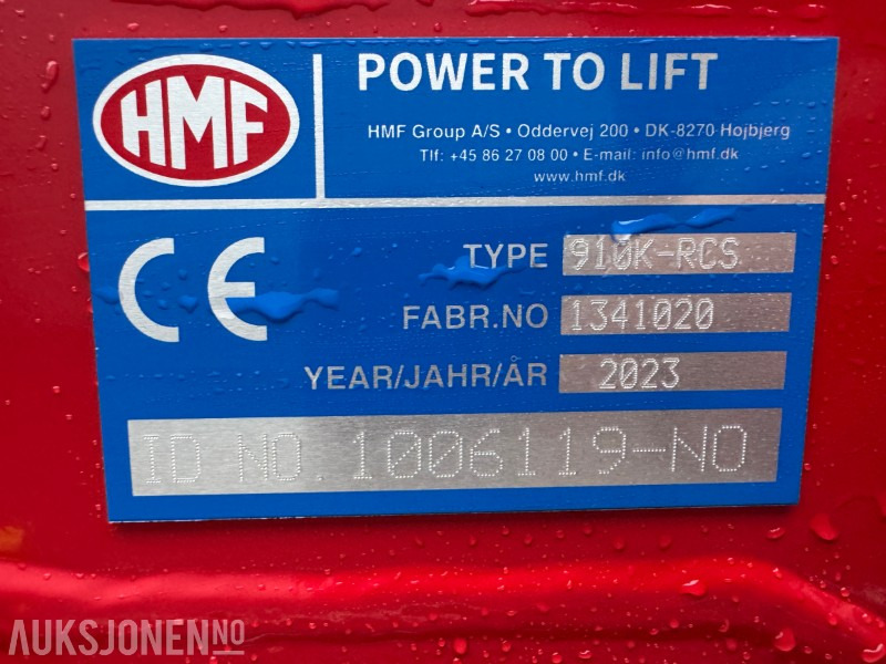 2023 HMF 910-RCS-K3 kran med fjernkontroll - משאית מנוף: תמונה 5 2023 HMF 910-RCS-K3 kran med fjernkontroll - משאית מנוף: תמונה 5