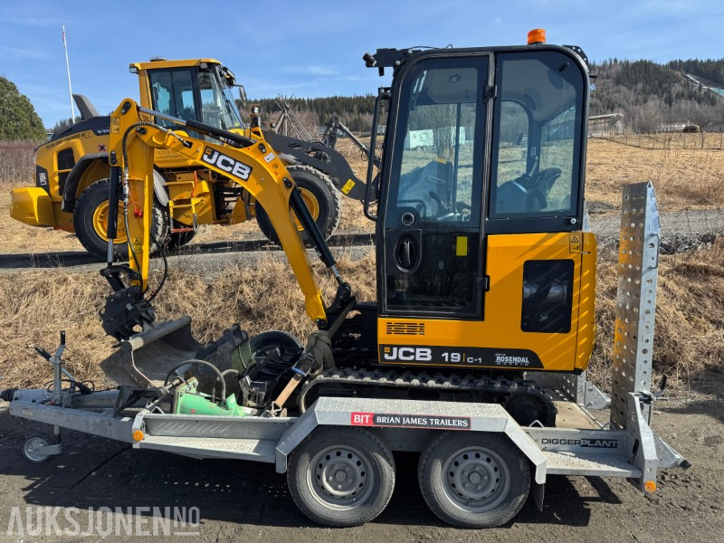2024 JCB 19 C-1 MINIGRAVER, 3 SKUFFER, PIGGHAMMER, MASKINHENGER, KUN 200 TIMER, UTVIDET GARANTI - מיני מחפר: תמונה 3 2024 JCB 19 C-1 MINIGRAVER, 3 SKUFFER, PIGGHAMMER, MASKINHENGER, KUN 200 TIMER, UTVIDET GARANTI - מיני מחפר: תמונה 3