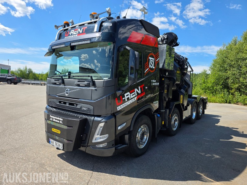2024 Volvo FM 540 8X2 kranbil 165 tm med vinsj lasteflak elpumpe/el aggregat - משאית מנוף: תמונה 1 2024 Volvo FM 540 8X2 kranbil 165 tm med vinsj lasteflak elpumpe/el aggregat - משאית מנוף: תמונה 1