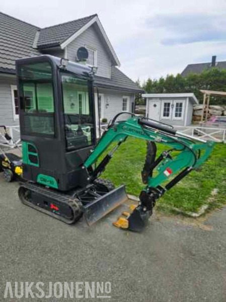 2025 Andre 2025 Cartiwell CW-10 minigraver – lukket hytte – kun 9,8 timer – flere redskap - מחפר: תמונה 1 2025 Andre 2025 Cartiwell CW-10 minigraver – lukket hytte – kun 9,8 timer – flere redskap - מחפר: תמונה 1