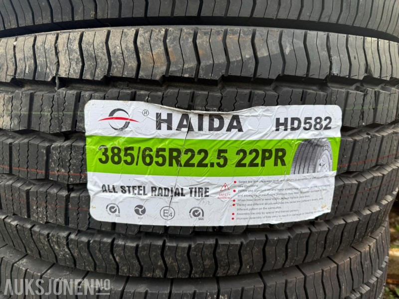 2025 Haida lastebildekk / 385/65R22,5 / 4stk - משאית: תמונה 1 2025 Haida lastebildekk / 385/65R22,5 / 4stk - משאית: תמונה 1