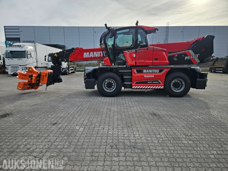 2025 NY - Manitou MRT 2660. Vinsj, Mannskapskurv, Beskjæringsklo/ sag , Gafler - מפעיל טלסקופי: תמונה 1 2025 NY - Manitou MRT 2660. Vinsj, Mannskapskurv, Beskjæringsklo/ sag , Gafler - מפעיל טלסקופי: תמונה 1