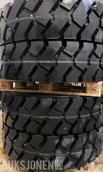 4 stk nye Michelin 14.00 R24  hjullaster-/anleggs-hjul - dekk med felg - ny gummibane - ציוד בנייה: תמונה 1 4 stk nye Michelin 14.00 R24  hjullaster-/anleggs-hjul - dekk med felg - ny gummibane - ציוד בנייה: תמונה 1