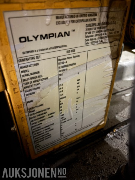 ציוד בנייה Cat Olympian GEP30 generator, 30 kva: תמונה 15