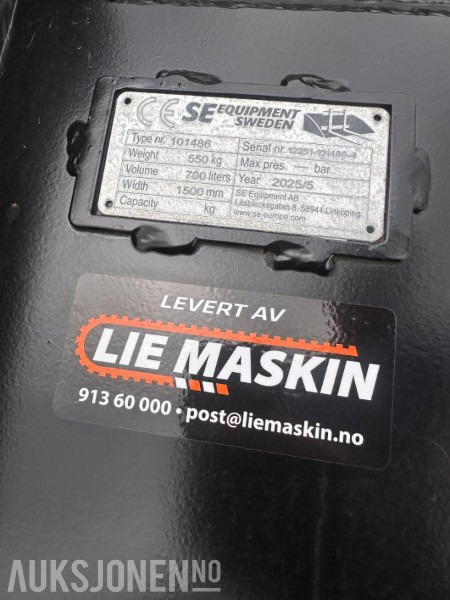 Gallerskuffe S60 - צרופה עבור מכונת בנייה: תמונה 3 Gallerskuffe S60 - צרופה עבור מכונת בנייה: תמונה 3