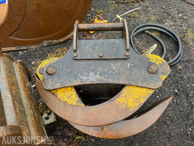 Hydraulisk gripeklo – S60 feste - צרופה עבור מכונת בנייה: תמונה 1 Hydraulisk gripeklo – S60 feste - צרופה עבור מכונת בנייה: תמונה 1