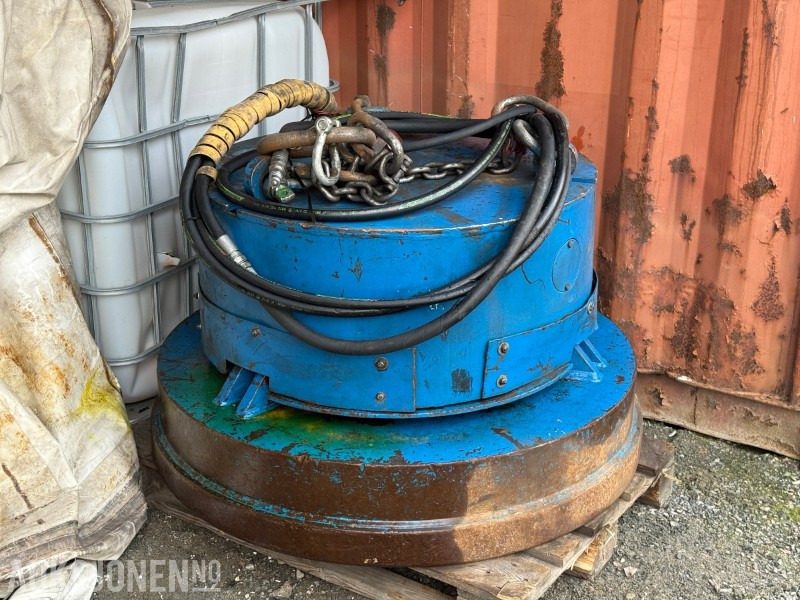 ציוד בנייה Hydraulisk magnet - Diameter på plate 125 cm: תמונה 7