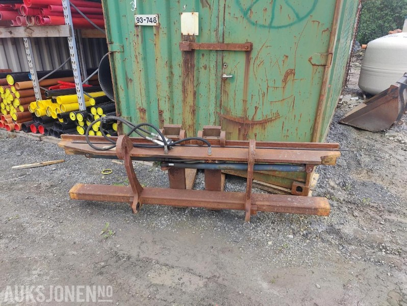 Hydrauliske pallegaffler med forlengere, med bm feste - צרופה עבור מכונת בנייה: תמונה 2 Hydrauliske pallegaffler med forlengere, med bm feste - צרופה עבור מכונת בנייה: תמונה 2