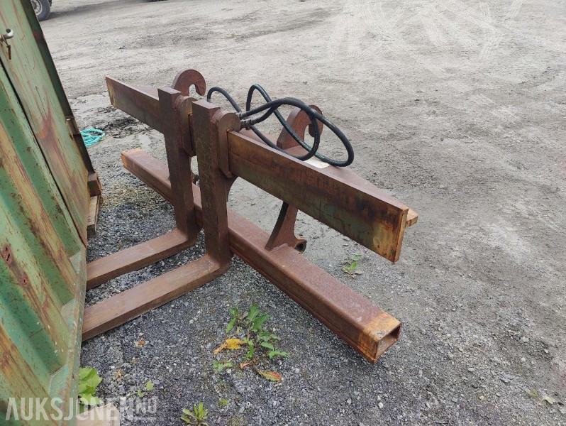 Hydrauliske pallegaffler med forlengere, med bm feste - צרופה עבור מכונת בנייה: תמונה 1 Hydrauliske pallegaffler med forlengere, med bm feste - צרופה עבור מכונת בנייה: תמונה 1