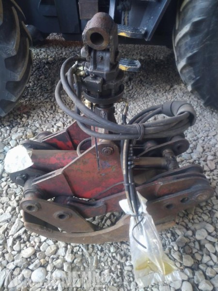 צרופה עבור מכונת בנייה Indexator 3 tonn tonn tømmerklo med rotor - MVA FRI: תמונה 1