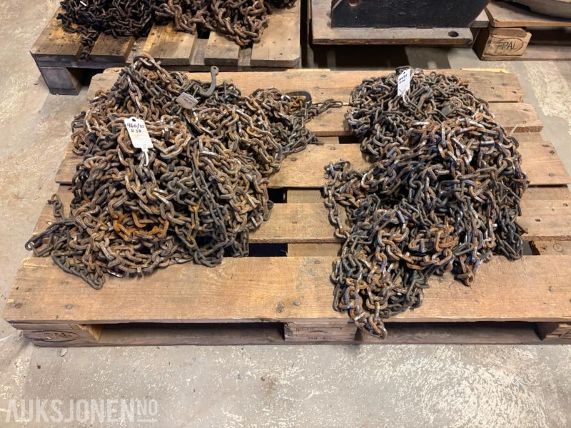 Kjettingsett 2stk 460/85 R38 - מכונה חקלאית: תמונה 1 Kjettingsett 2stk 460/85 R38 - מכונה חקלאית: תמונה 1