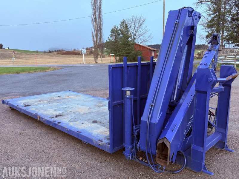 Krokflak med Hiab 140 AW kran - Uttrekk komplett - 2-12.5 m - 600-6000 kg - משאית: תמונה 3 Krokflak med Hiab 140 AW kran - Uttrekk komplett - 2-12.5 m - 600-6000 kg - משאית: תמונה 3