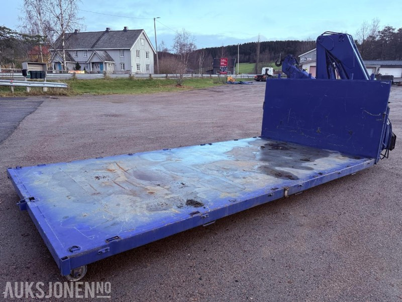 Krokflak med Hiab 140 AW kran - Uttrekk komplett - 2-12.5 m - 600-6000 kg - משאית: תמונה 4 Krokflak med Hiab 140 AW kran - Uttrekk komplett - 2-12.5 m - 600-6000 kg - משאית: תמונה 4