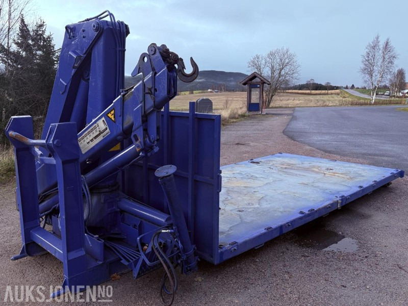 Krokflak med Hiab 140 AW kran - Uttrekk komplett - 2-12.5 m - 600-6000 kg - משאית: תמונה 1 Krokflak med Hiab 140 AW kran - Uttrekk komplett - 2-12.5 m - 600-6000 kg - משאית: תמונה 1