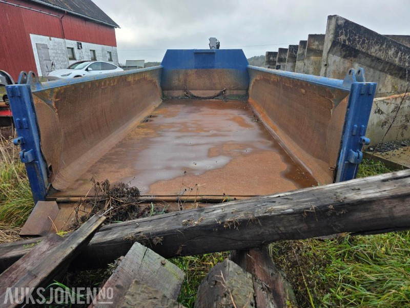 Krokkasse/container m/luftlem og surrekroker. - משאית: תמונה 3 Krokkasse/container m/luftlem og surrekroker. - משאית: תמונה 3