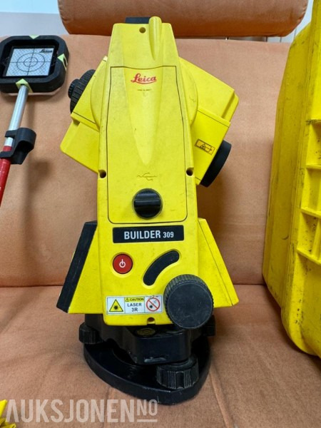 צרופה עבור מכונת בנייה Leica Builder 309, totalstasjon / byggetotalstasjon med diverse tilbehør: תמונה 6 צרופה עבור מכונת בנייה Leica Builder 309, totalstasjon / byggetotalstasjon med diverse tilbehør: תמונה 6