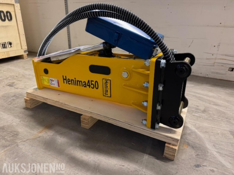 NY HENIMA 450 PIGGHAMMER TIL 1,2-3 TONNS GRAVEMASKIN S30 M/GARANTI - פטיש הידרולי: תמונה 2 NY HENIMA 450 PIGGHAMMER TIL 1,2-3 TONNS GRAVEMASKIN S30 M/GARANTI - פטיש הידרולי: תמונה 2